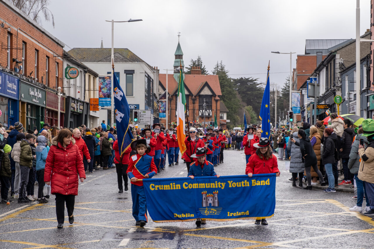 St Patrick\'s Day Parade Bray. Crumlin Community Youth Band