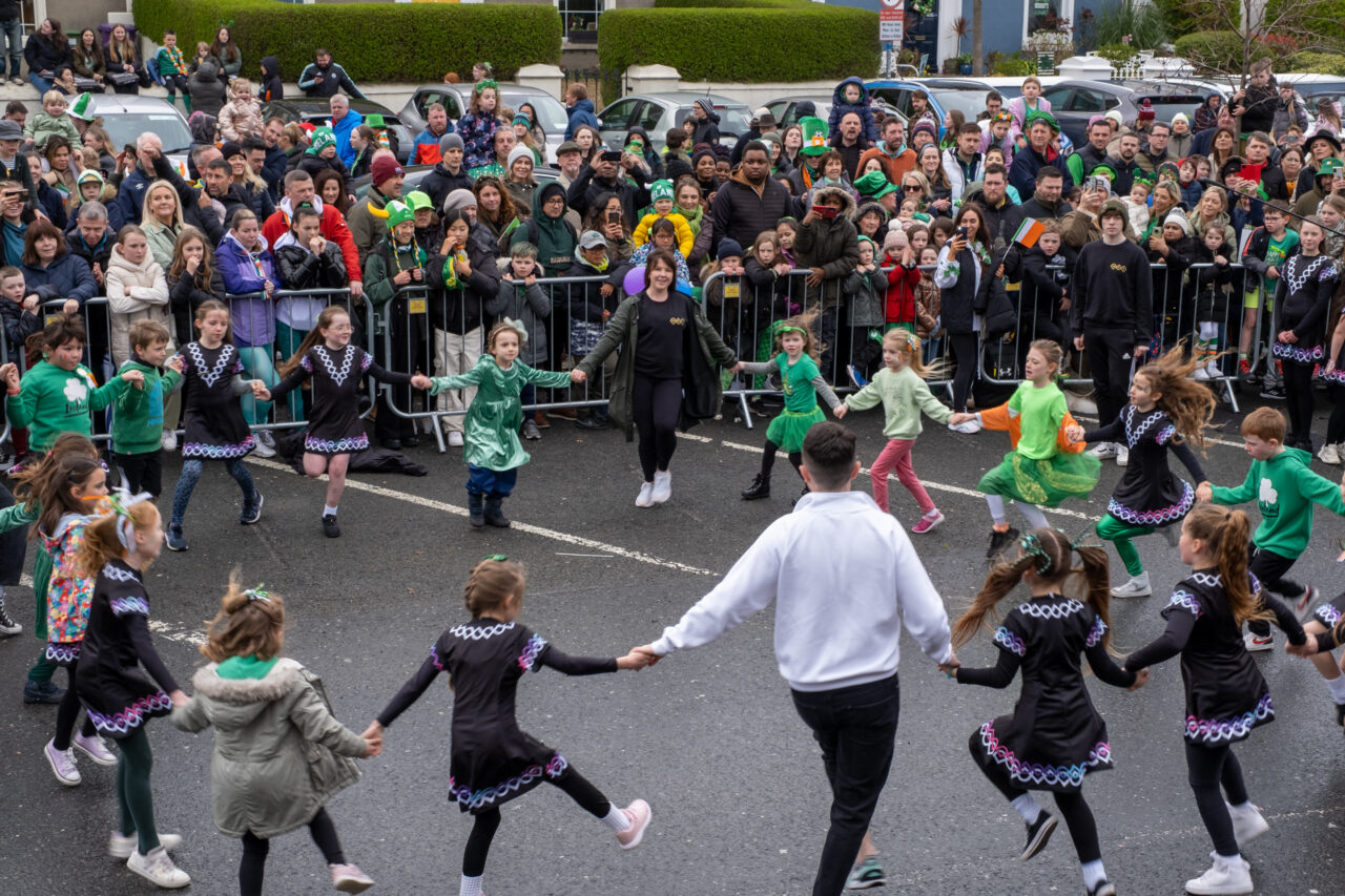 St Patrick\'s Day Parade Bray. McGrath Flood School of Irish Dancing